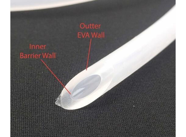 EVABarrier slange 4 mm ID x 8 mm OD for øl og CO2. 5/32" ID x 5/16" OD 