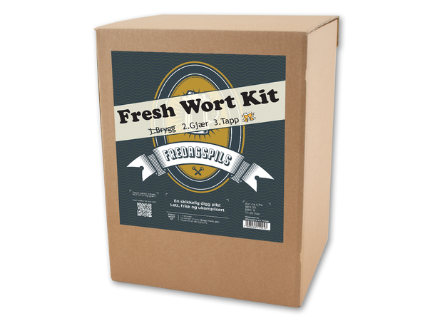 Fredagspils Etikett 60 stk. Passer til boks og flaske, 110 x 80 mm 