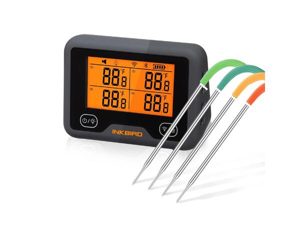 Inkbird Grill Termometer IBBQ-4BW Wi-Fi & Bluetooth 