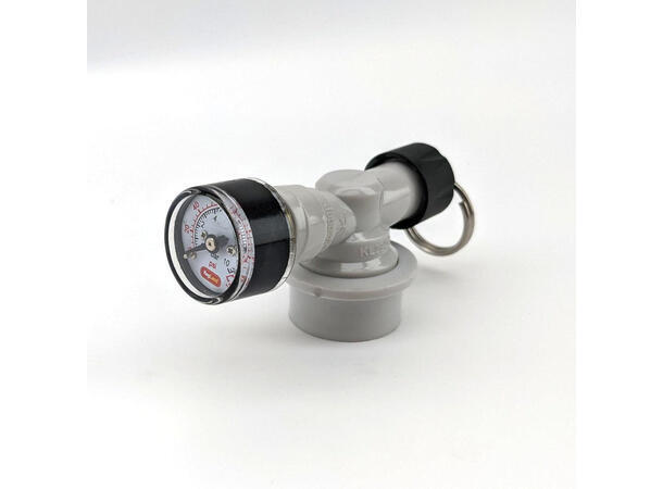 Justerbar overtrykksventil Med Ball Lock og 8mm DuoTight, Spundy 