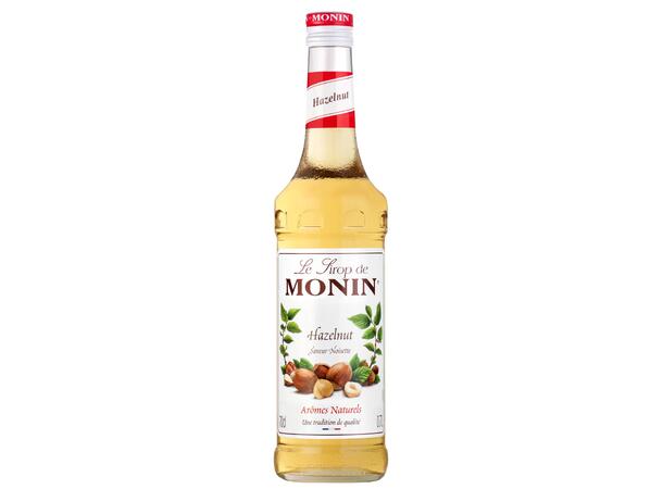 Monin Hasselnøtt 70 cl Perfekt til kaffe, kakao og dessertdrink 