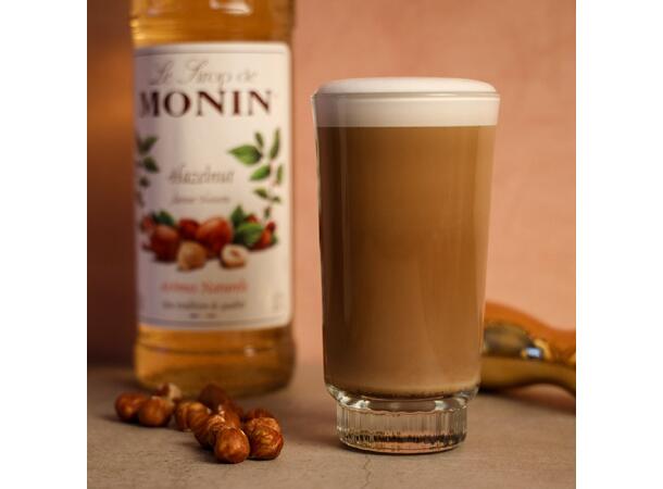 Monin Hasselnøtt 70 cl Perfekt til kaffe, kakao og dessertdrink 