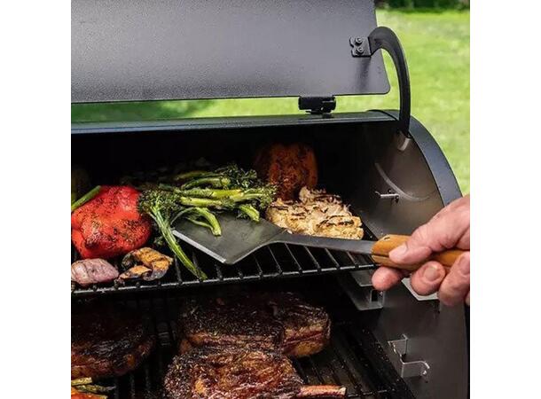 Traeger BBQ stekespade – Teak Lang og solid spade i rustfritt stål 