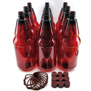 2,5 Liter PET-flaske 1 stk med kork