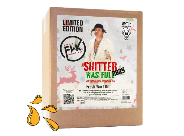 FWK Shitter Was Full 2025 Ferdig brygget vørter til 15L øl 