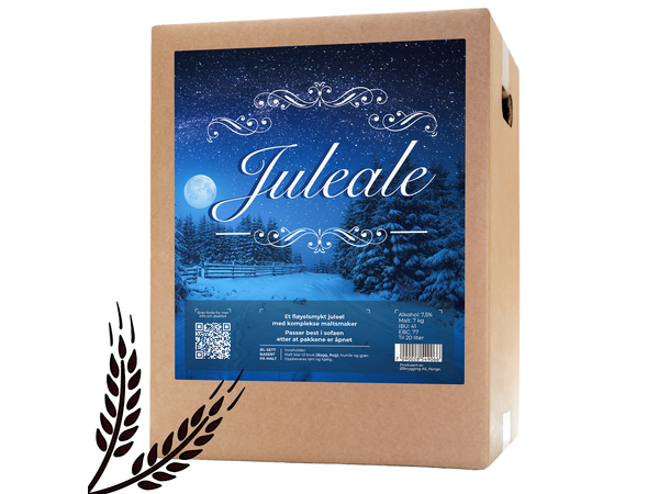 Juleale allgrain ølsett Et fløyelsmykt juleøl 