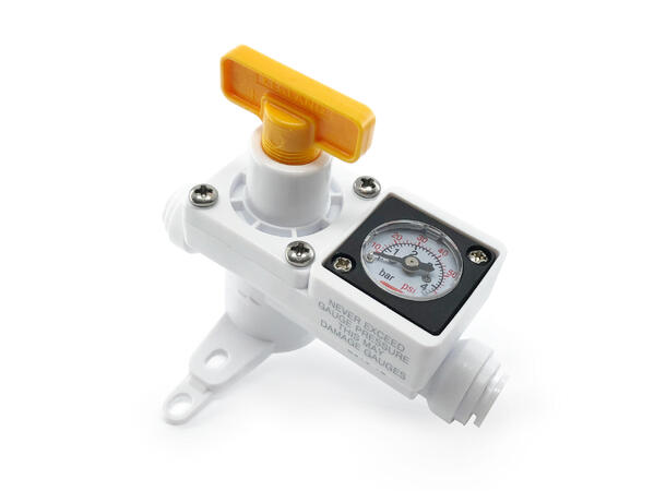 Duotight Inline Regulator 5/14" (8mm) inline regulator med manometer KL15035 