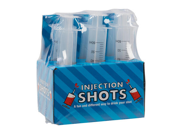 Injection Shots – 6 x 60 ml 6 stk shotsprøytene 