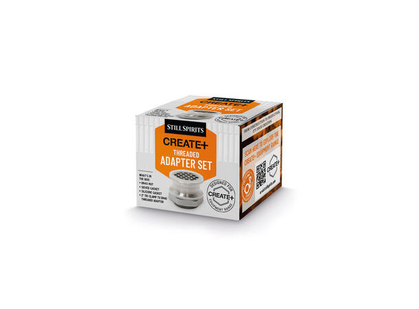 SS Create+ Threaded Adapter Set DN40 til 2" Tri-Clamp 