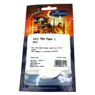 SS Filterpapir Large filter paper, 5 pk. Reservefilter papir til Filter Pro