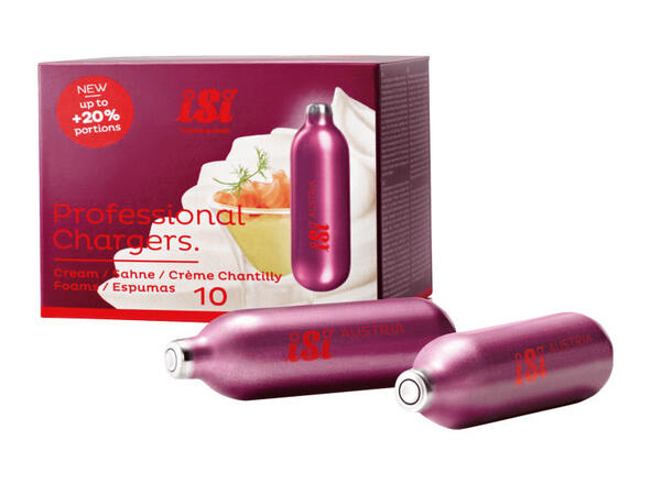 iSi krempatroner 10 pk – 8 g N2O 8g patroner til kremsiphon 