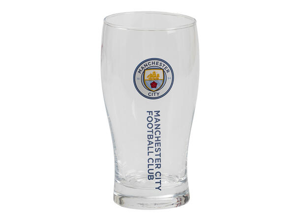 Manchester City Pint Glass Offisielt Lisensiert 