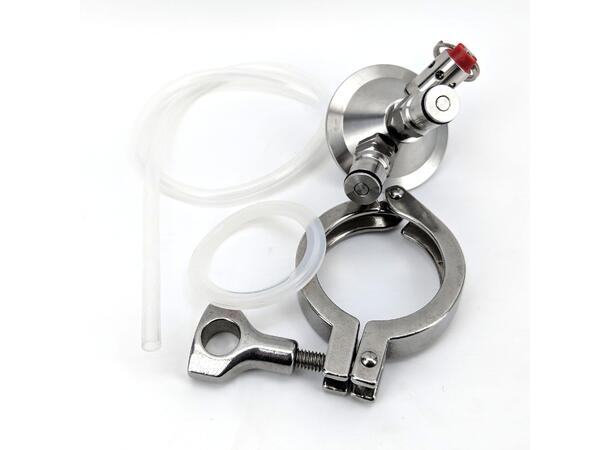 Ball Lock Adapter for Bryggerifat 2" Tri-Clover Commercial Keg Adaptor 