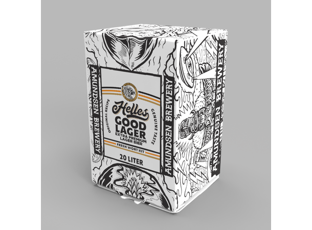 Helles Good Lager - Fresh Wort Kit Amundsen Ferdig brygget vørter til 20L 