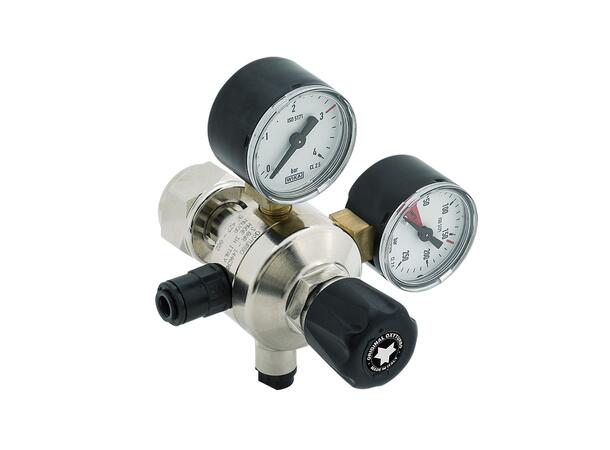 Oxyturbo Major CO2 regulator med 1 utg. med 5/16" John Guest hurtigkobling 