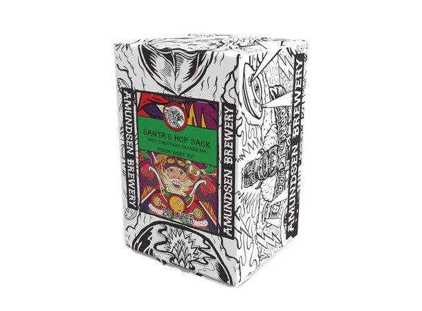 Santas Hop Sack - Hazy Orange IPA FWK Amundsen Ferdig brygget vørter til 20L 