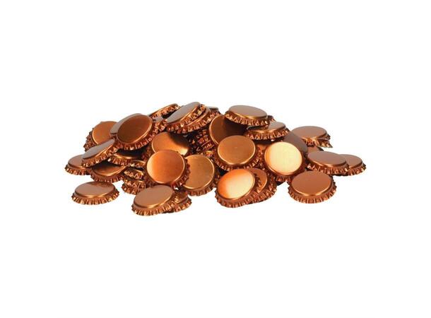 1000 stk - 26 mm Bronse Flaskekapsler 1000 stk Ølkapsler 26mm 