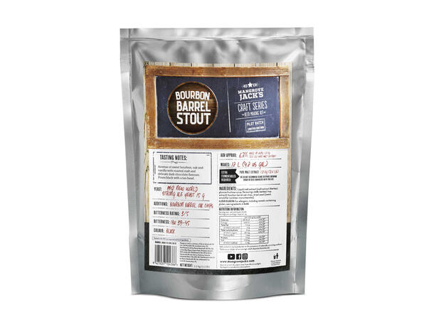 Craft Series Bourbon Barrel Stout-2,5 kg Mørk stout med bourbon og vanilje 
