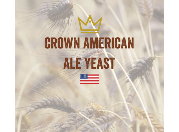 Crown American Ale Yeast, 11,5g Tørrgjær til Ales - alternativ til US05 