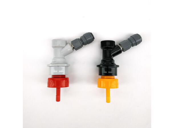 Gul ball lock tilkobling for FermZilla trykksett til FermZilla gjæringstanker 