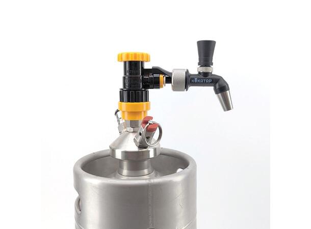 Nukatap Mini Duotight Adaptor for 8 mm festes rett på 8mm hurtigkobling 