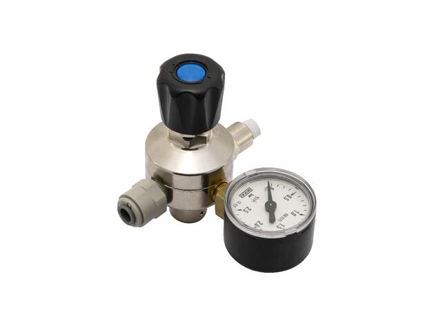 Oxyturbo Minor O2 - Oksygen regulator med manometer og 1/4" Hurtigkobling 