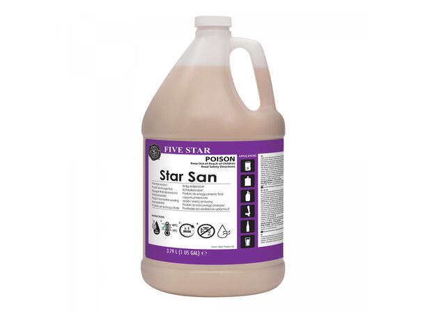 Star San 3.79 liter (1 Gallon) Desinfiseringsmiddel 