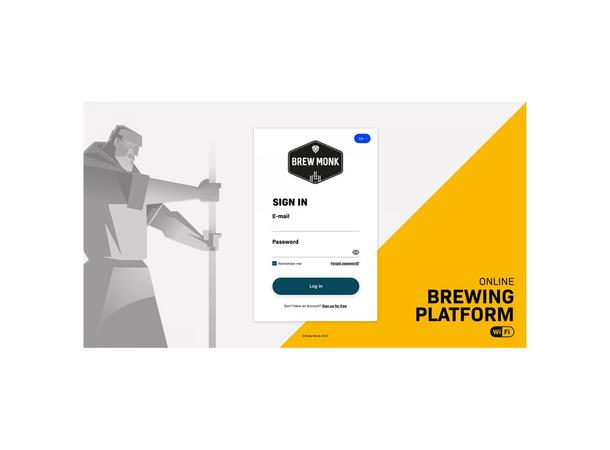 Brew Monk B40 Wi-Fi bryggesystem Alt-i-ett med pumpe og Wi-Fi (40L) 