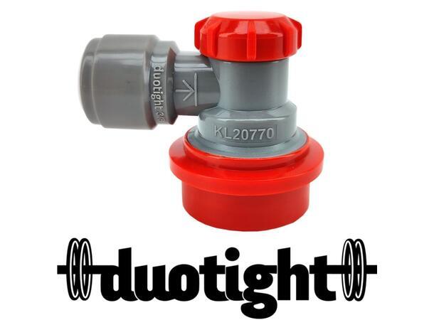Duotight 9,5mm Ball Lock for CO2 - rød Ball med hurtilgkobling 9,5mm (3/8") 