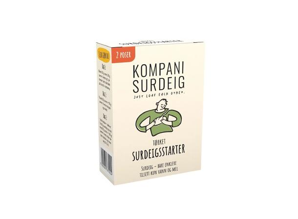 Tørket surdeigsstarter 2-pakk 