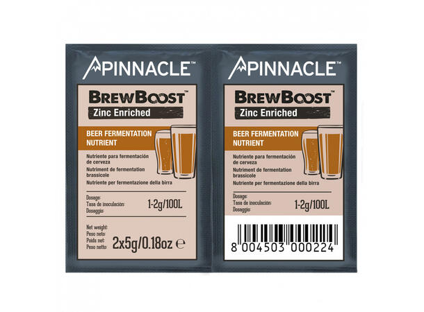 BrewBoost Zinc Enriched 2x5g Sinkberiket næring for gjær 