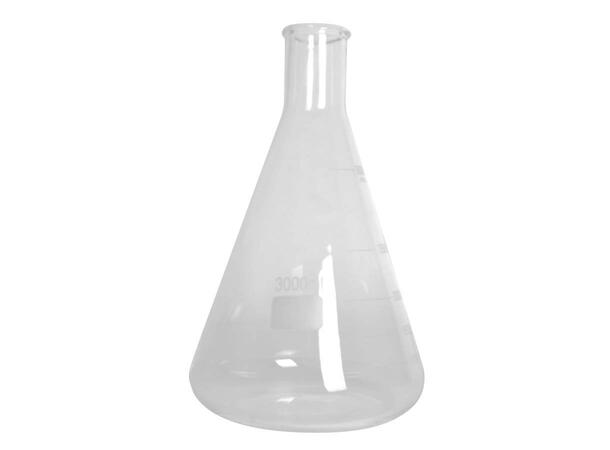 Erlenmeyer kolbe 2000 ml av borosilikatglass. 2 liter 