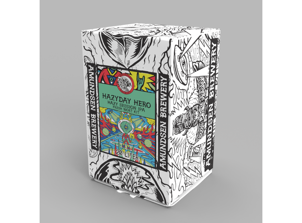 Hazyday Hero - FWK Amundsen Ferdig brygget vørter til 20L 