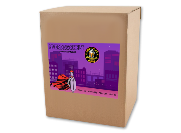 Hverdagshelt Allgrain ølsett 23 liter, APA 