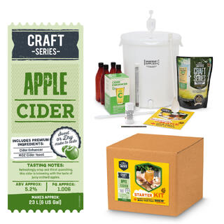 Starter Kit - Eplecider sett (23 L) Alt du trenger for 23 liter frisk cider
