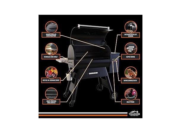 Traeger Ironwood D2 885 Presis varme og kraftig røyksmak året ru 