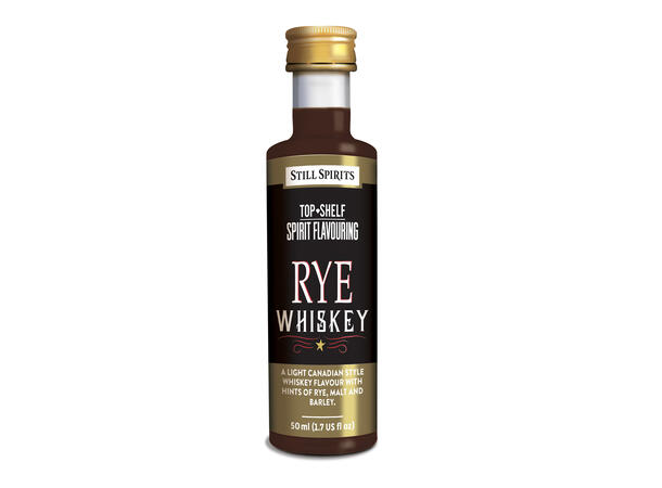 SS Top Shelf Rye Whiskey Lett whiskeyessens med rug og malt 