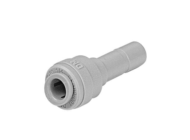 Overgang 3/8" push-fit til 1/2" Stamme Hurtigkobling Reduksjon - ARD0607 