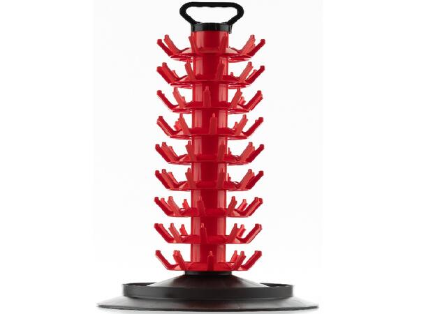 Flasketørker 90 flasker m/håndtak Tørkestativ - Flaskestativ 