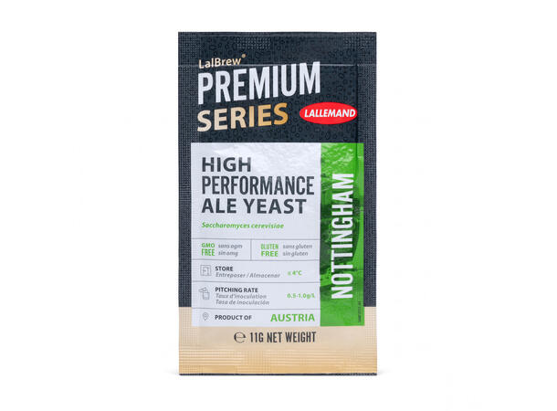 Lallemand Nottingham Ale, 11 g Tørrgjær, for Engelske øl 
