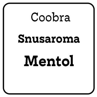Snusaroma Menthol 25ml Coobra