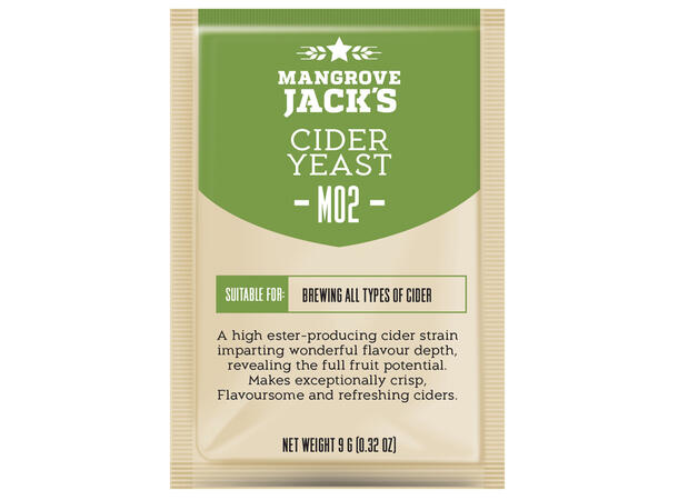 M02 Cidergjær 9g - Mangrove Jack's Tørrgjær til Cider 