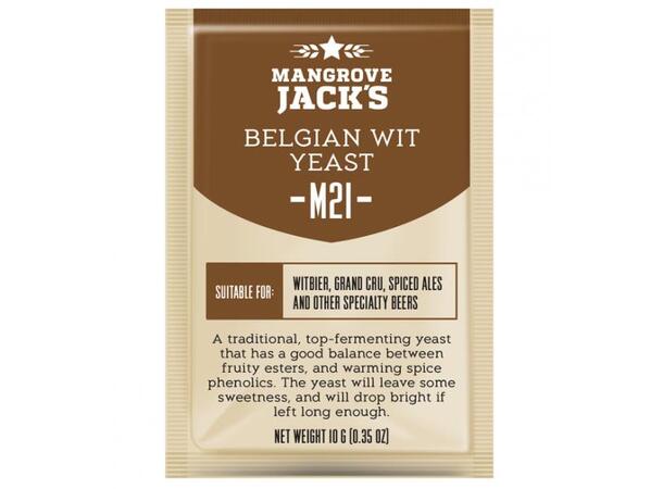 M21 Belgian Wit 10g Mangrove Jack's Tørrgjær til øl 