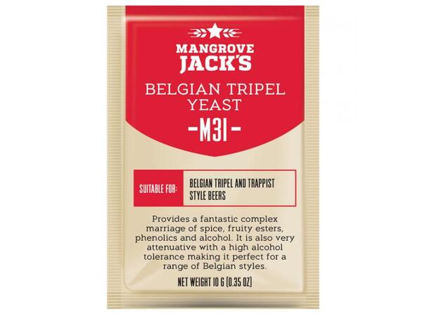 M31 Belgian Triple 10g Mangrove Jack's Tørrgjær til øl 