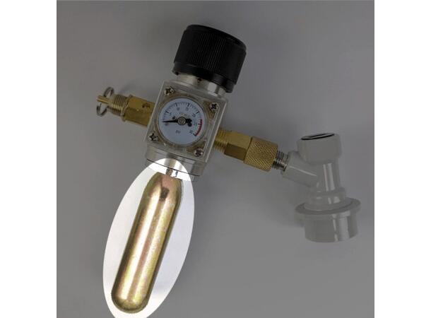 16g CO2 patroner med gjenger- 10 stk Standard patroner, matvaregodkjent 