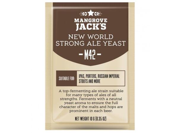 M42 New World Strong Ale 10g Mangrove Jack's Tørrgjær til øl 