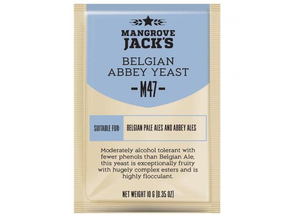 M47 Belgian Abbey 10g Mangrove Jack's Tørrgjær til øl 
