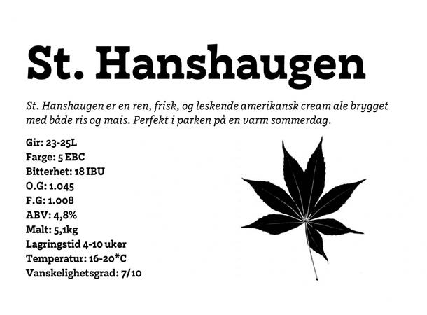 St. Hanshaugen maltsett 23L Lys og frisk 